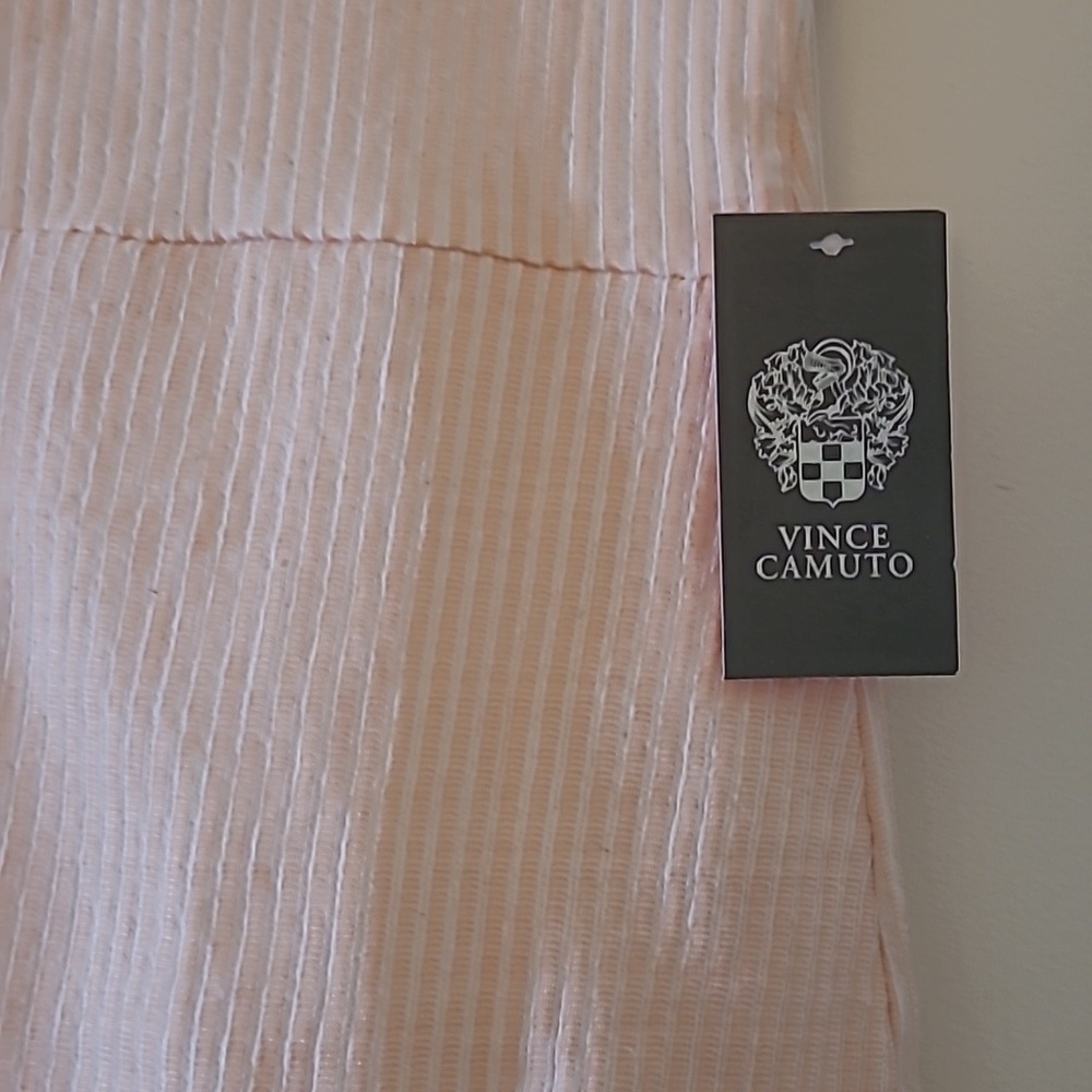 Vince Camuto Girl Dress, Pink & White stripes, Size 7 - Picture 2 of 6